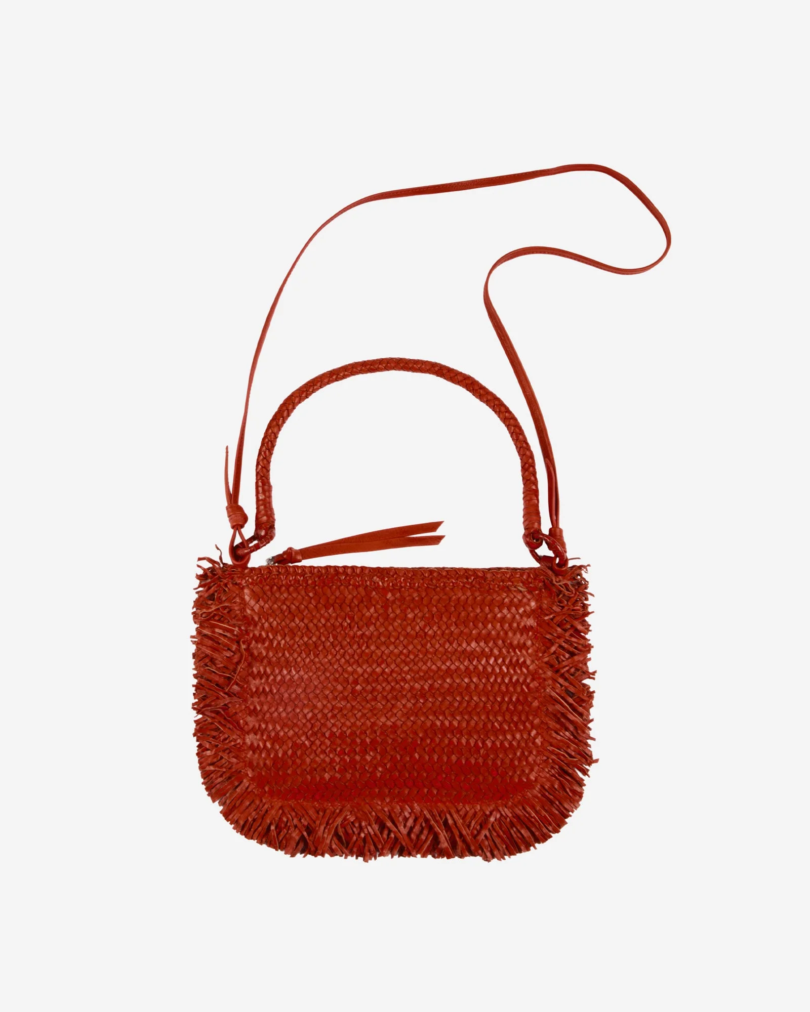 Braided leather bag - 1
