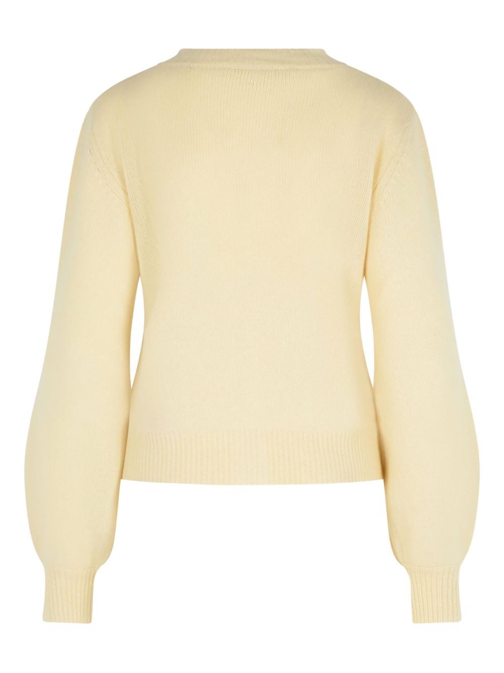 logo-patch ribbed cardigan - 2