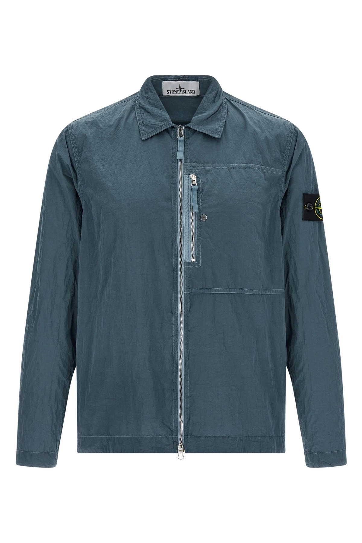 Logo badge overshirt - 1