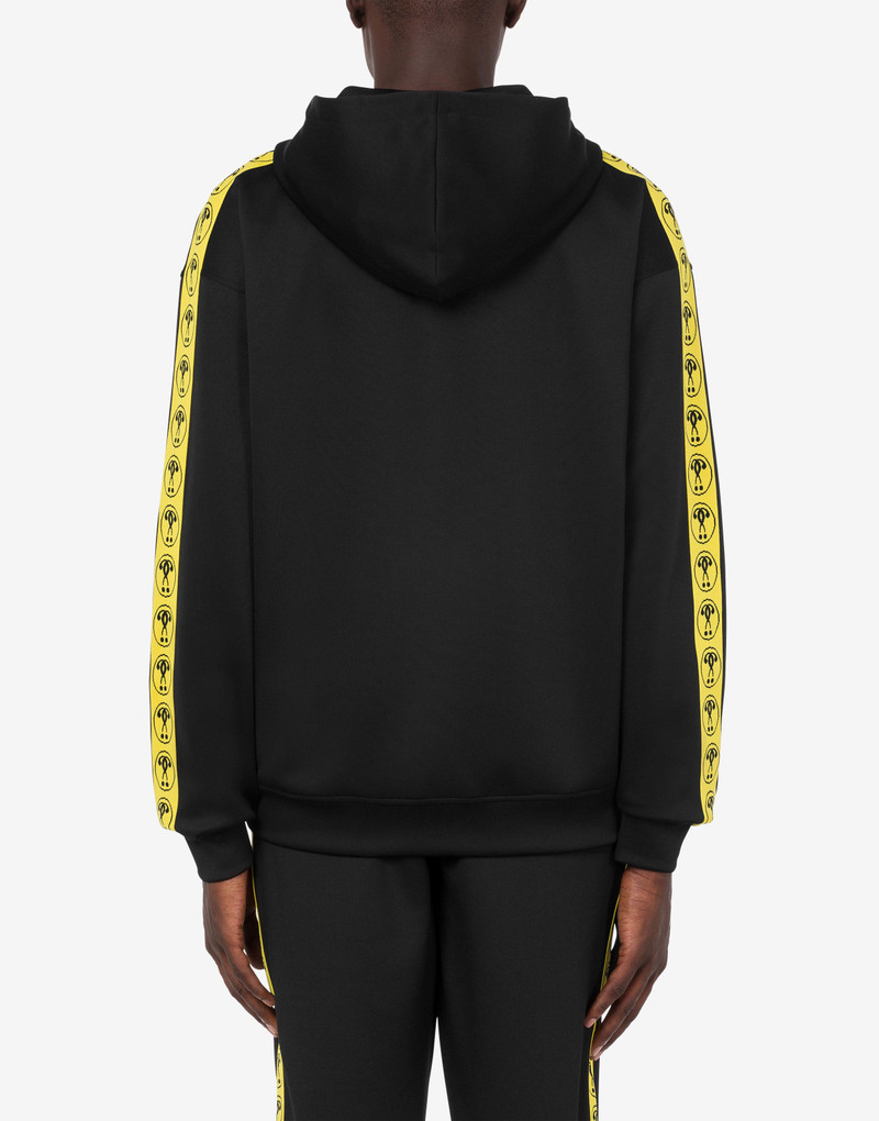 DOUBLE QUESTION MARK ZIPPED TECHNICAL SWEATSHIRT 3