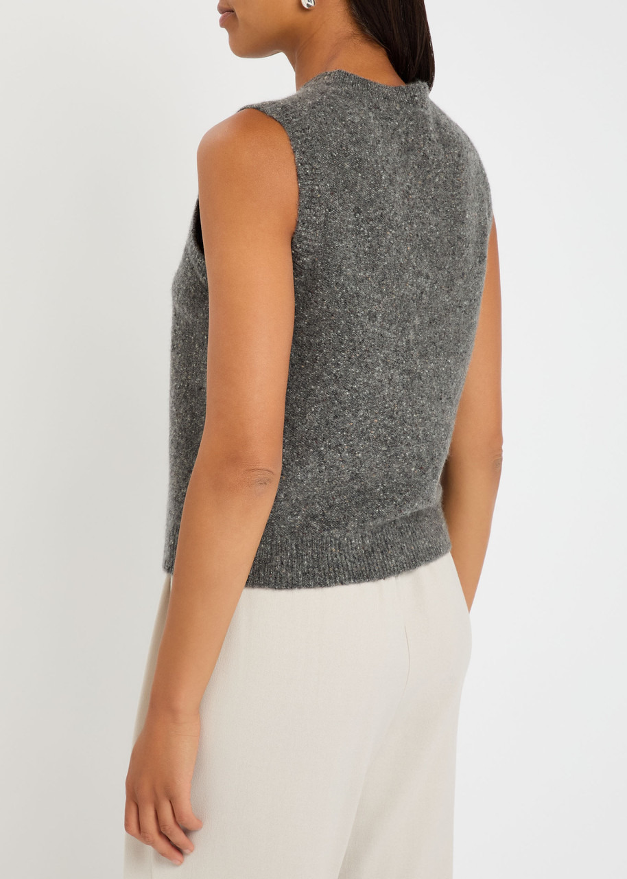 Vince Melange Cashmere Vest - 3