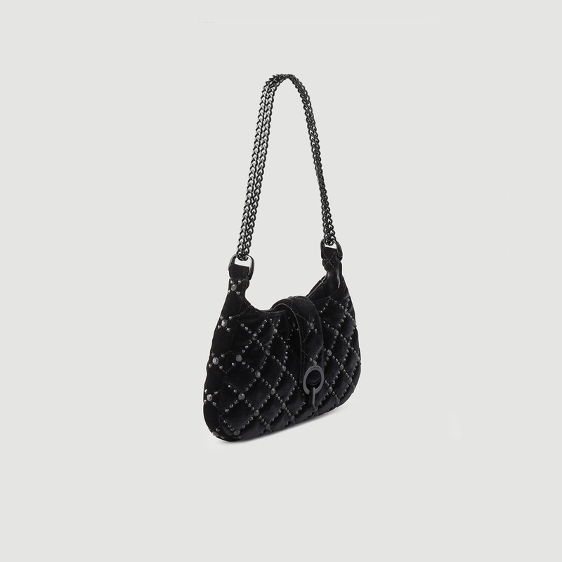 Sandro Sweet Janet velvet bag outlook