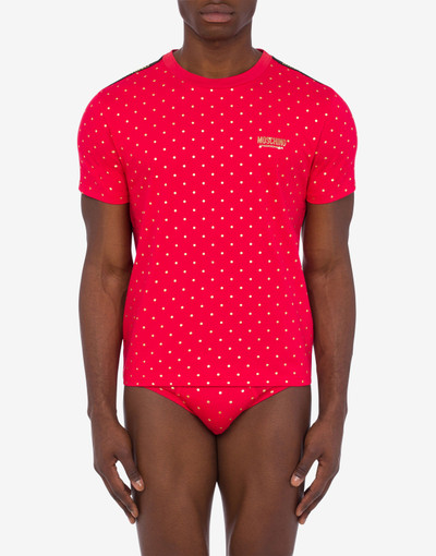 Moschino POLKA DOTS T-SHIRT AND BRIEFS SET outlook