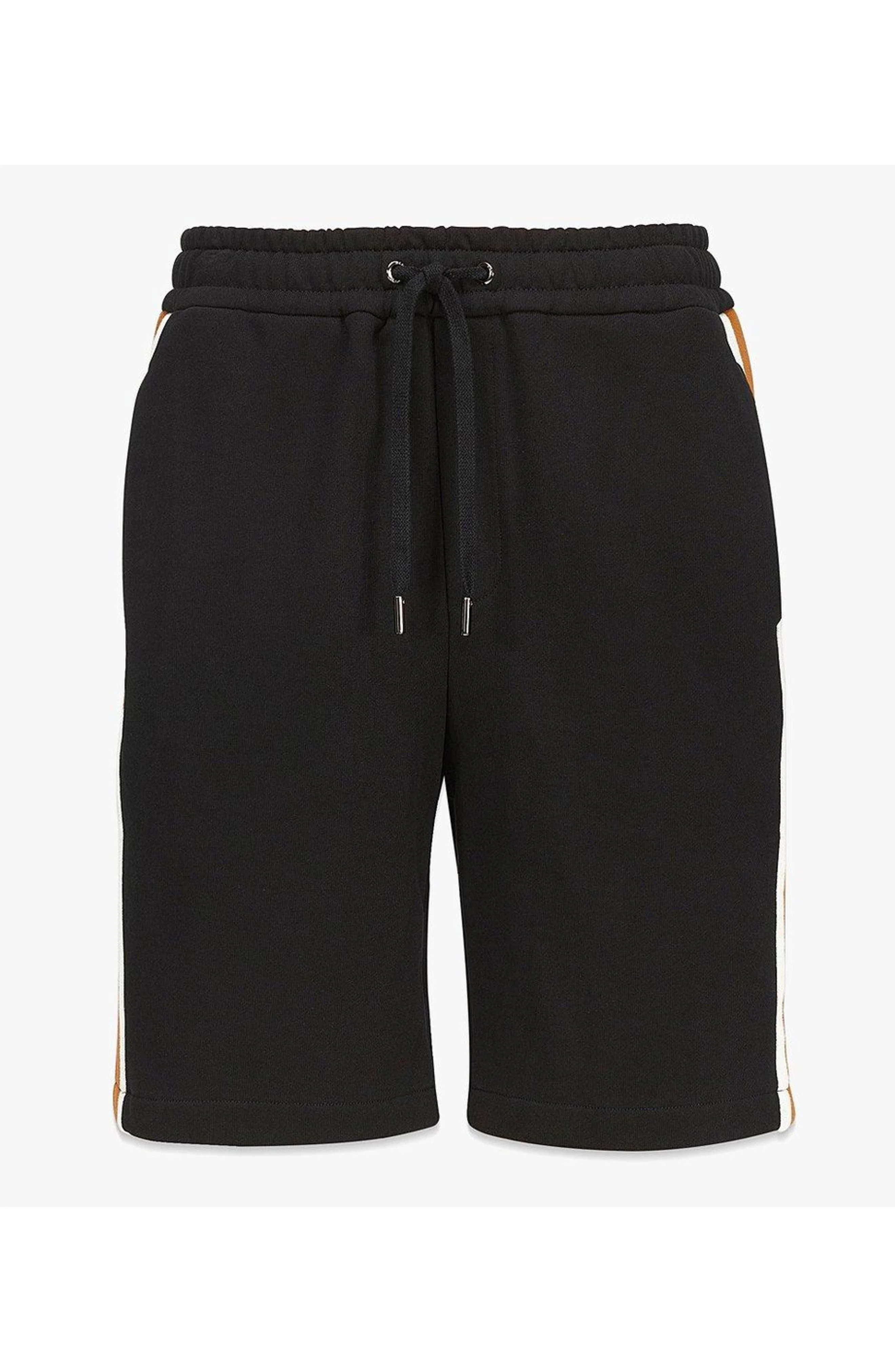 MCM Men's Classic Logo Track Shorts in Organic Cotton in Black at Nordstrom - 1