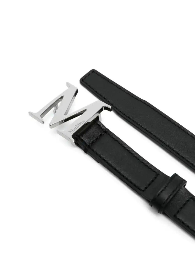 Max Mara logo-buckle belt outlook