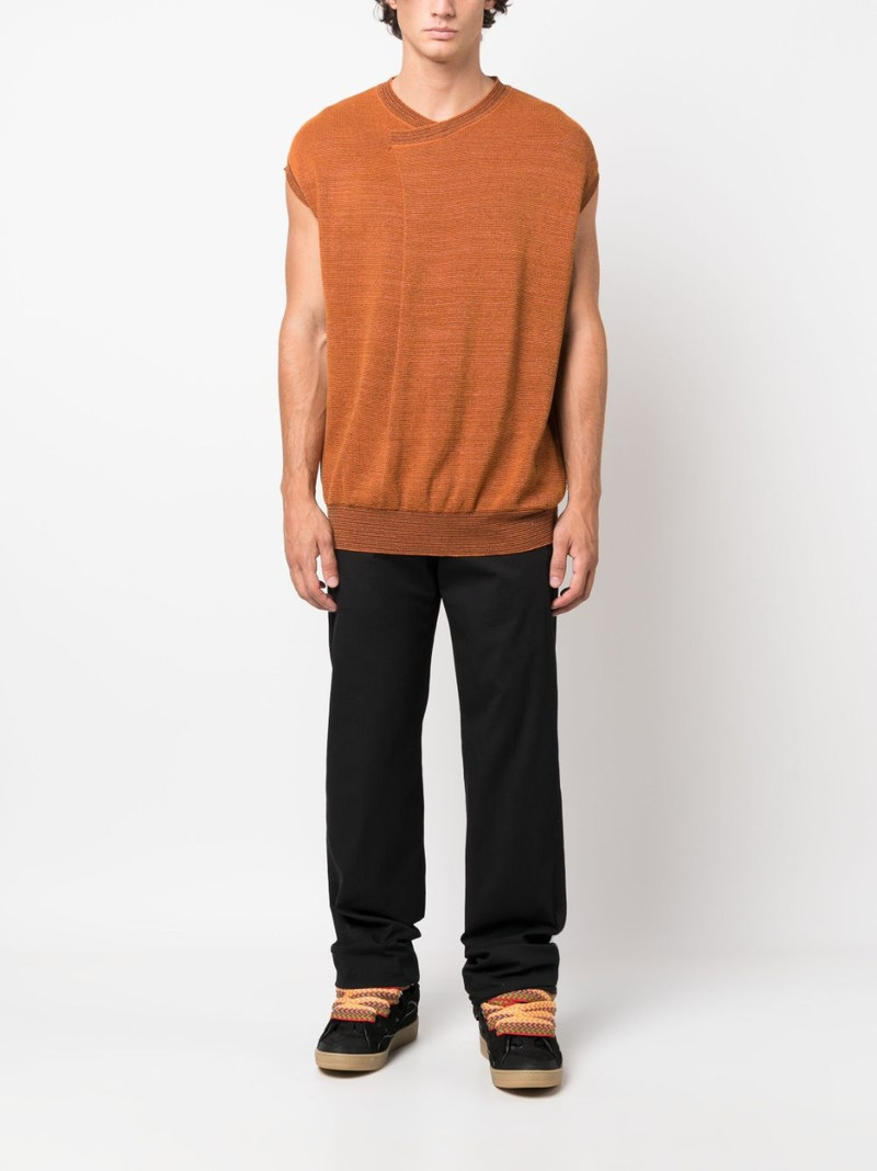 Lanvin high-waist straight-leg trousers outlook