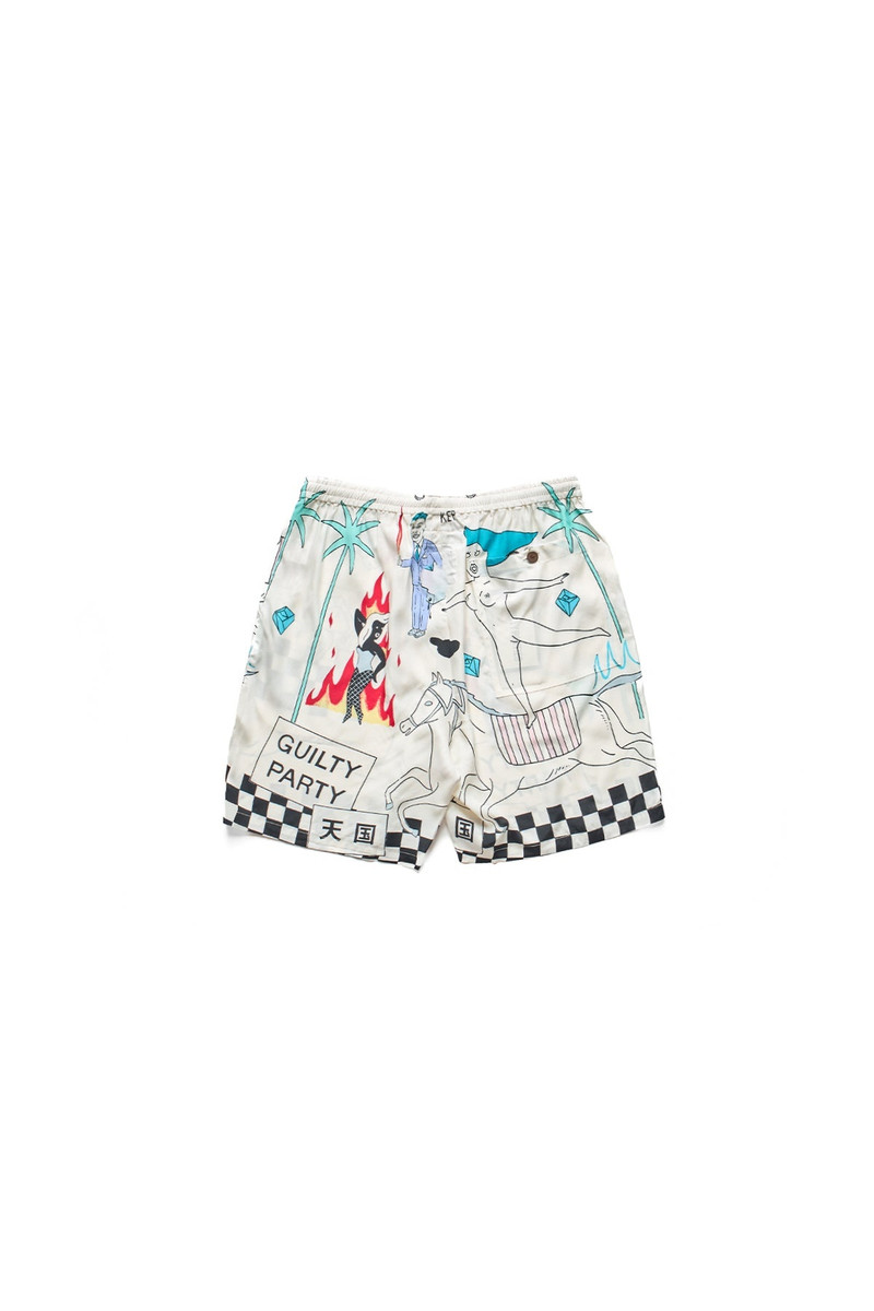 WACKO MARIA Wacko Maria Hawaiian Shorts (Type-5) White outlook