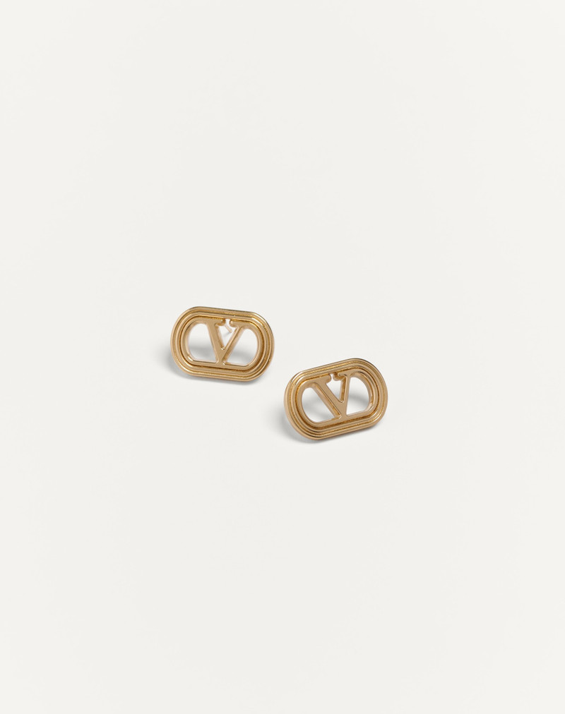 Valentino VALENTINO GARAVANI OVALETTE METAL EARRINGS outlook
