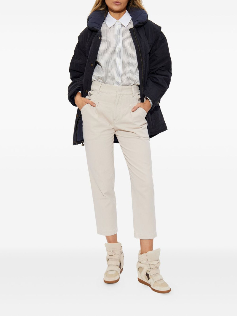 Isabel Marant Étoile Damone hooded buttoned coat outlook