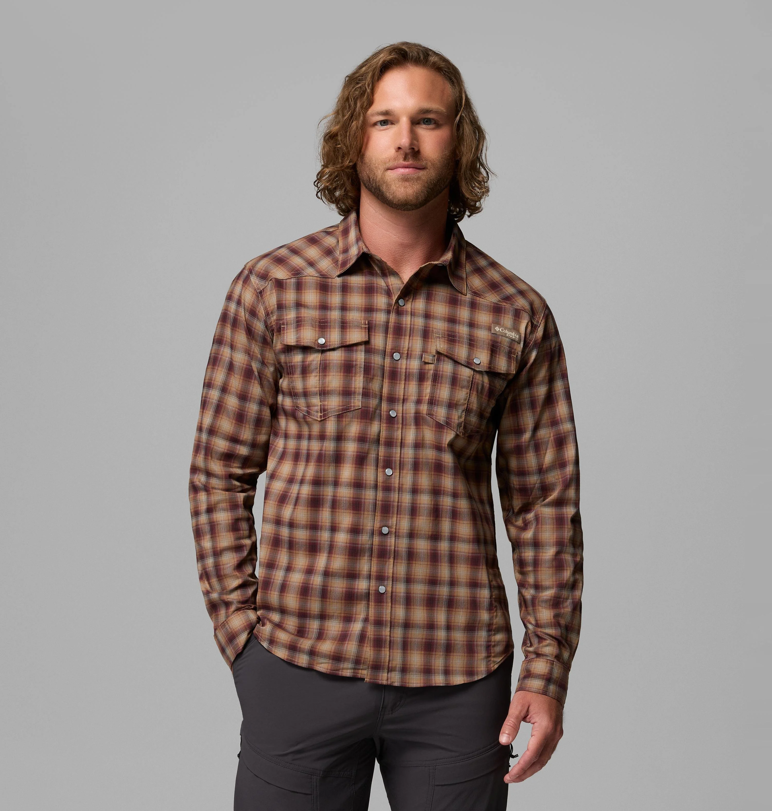 Men's Saddle Point II Long Sleeve Western Shirt - 1