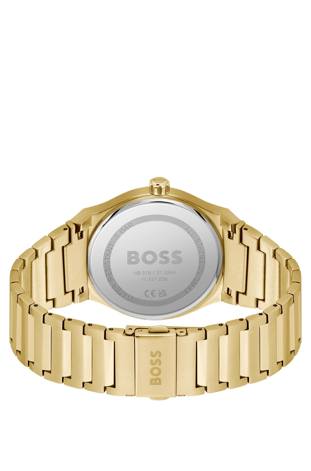 BLACK-DIAL WATCH WITH GOLD-TONE LINK BRACELET - 3