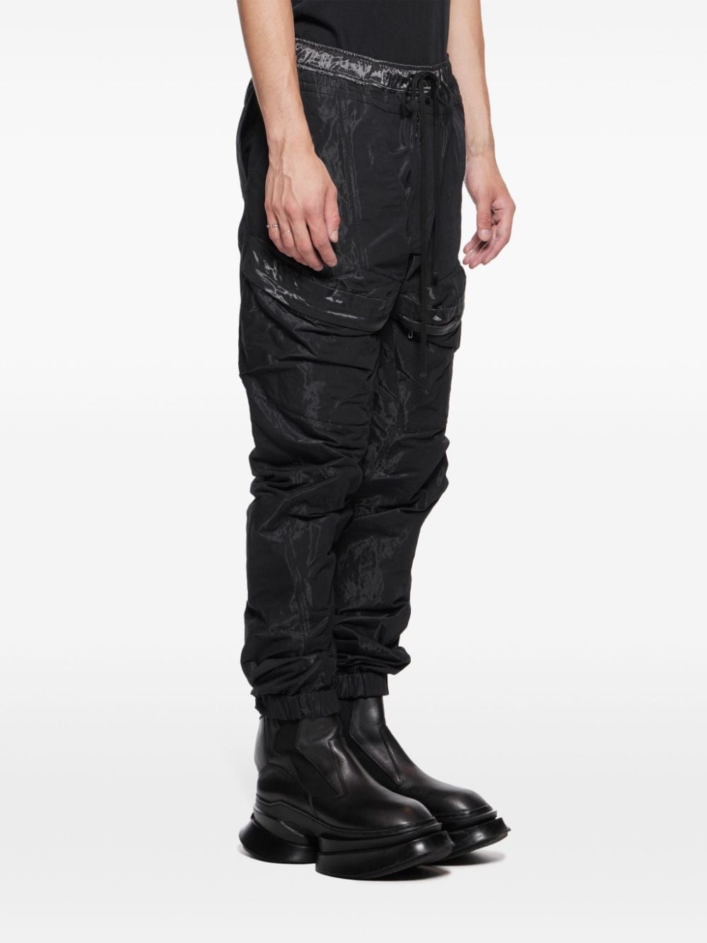 tapered track pants - 3