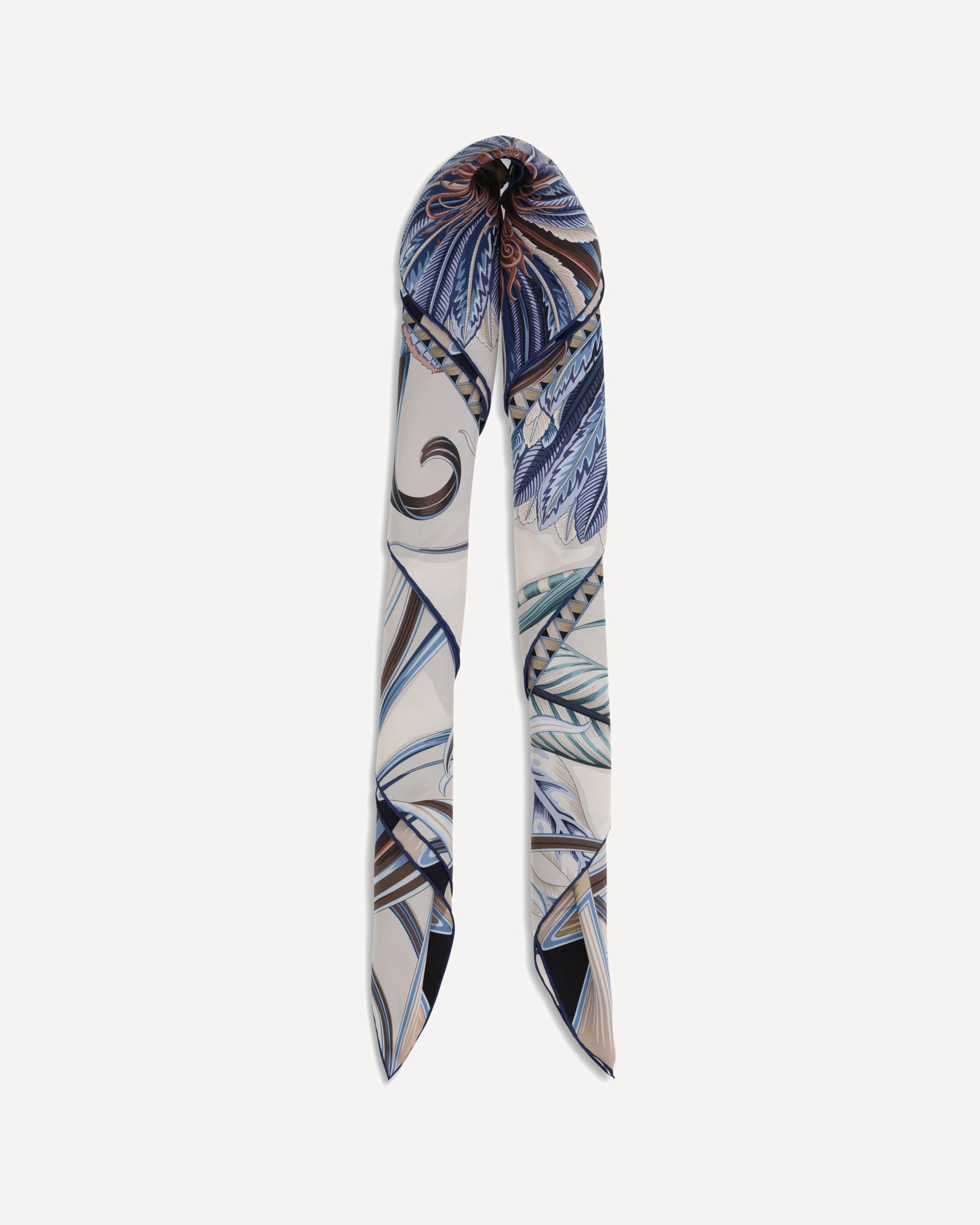 Giada print silk Scarf - 2