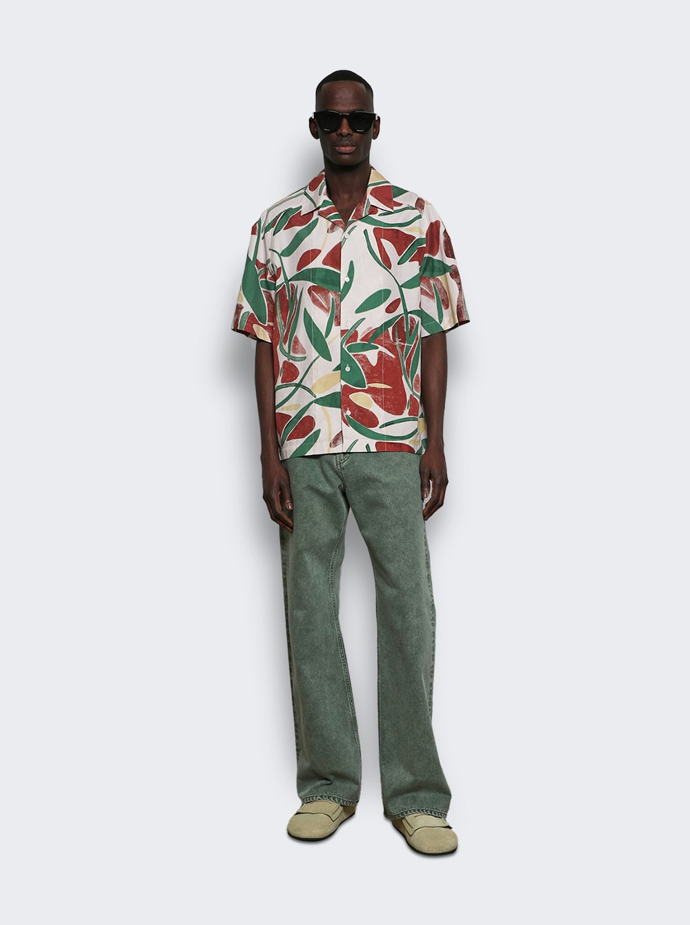 La Chemise Fonccio Print Abstract Vegetal Pi - 5