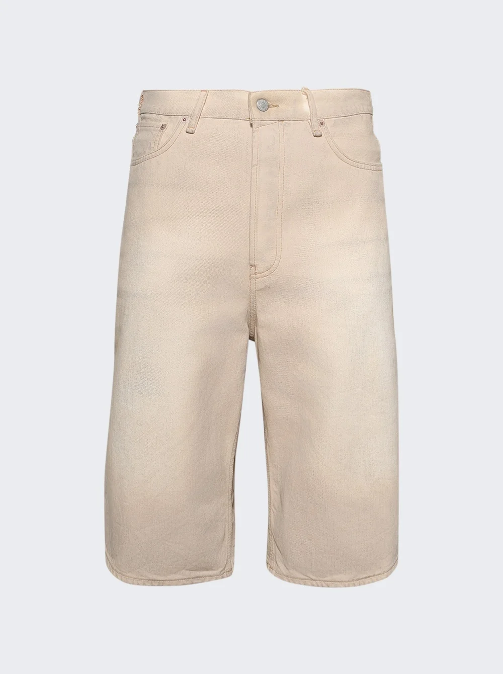 Denim Shorts Sand Beige - 1