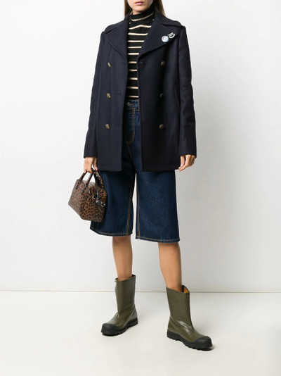 Golden Goose Alida double-breasted short coat outlook