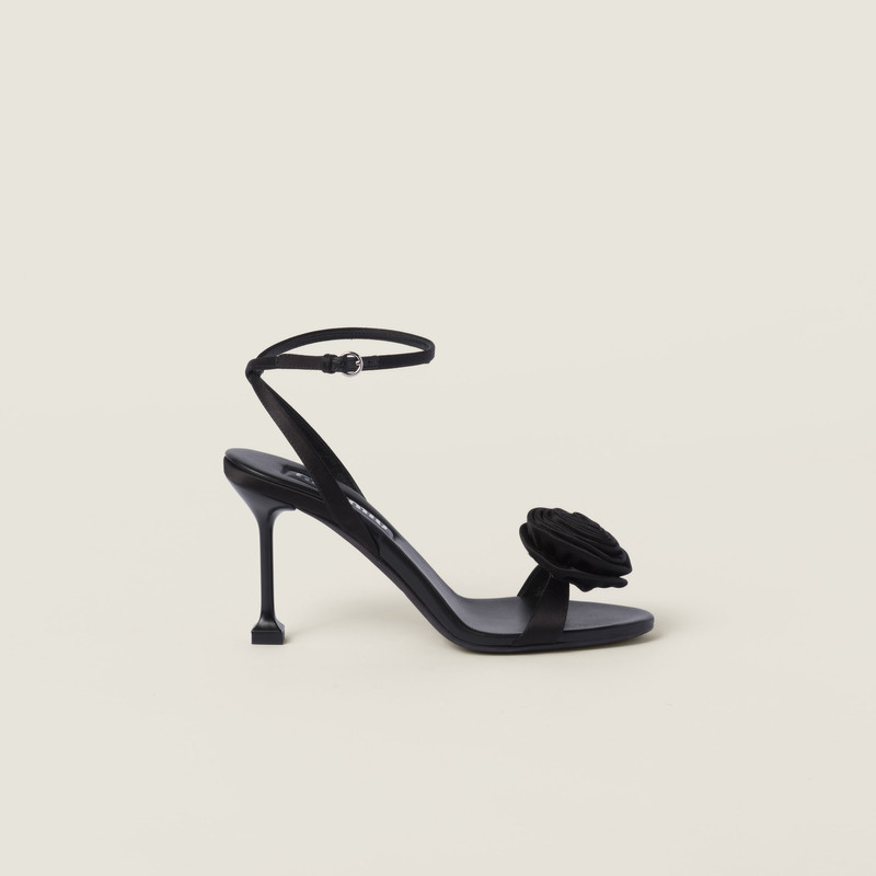 Miu Miu Satin sandals outlook