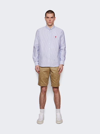 Thom Browne Cotton Twill Unconstructed Chino Shorts Camel outlook