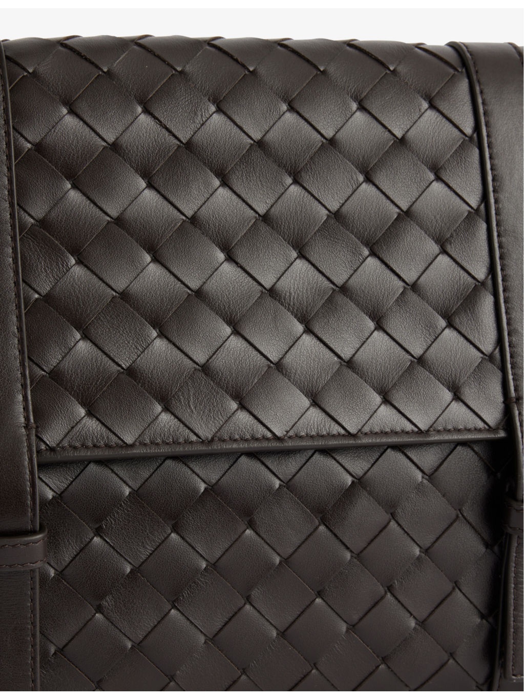 Flap leather cross-body bag - 3