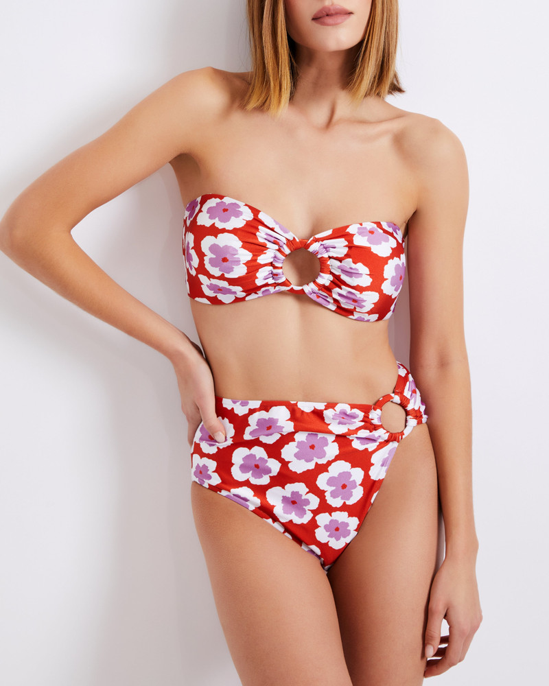 WINDFLOWER MID-RISE BIKINI BOTTOM (FINAL SALE) 1