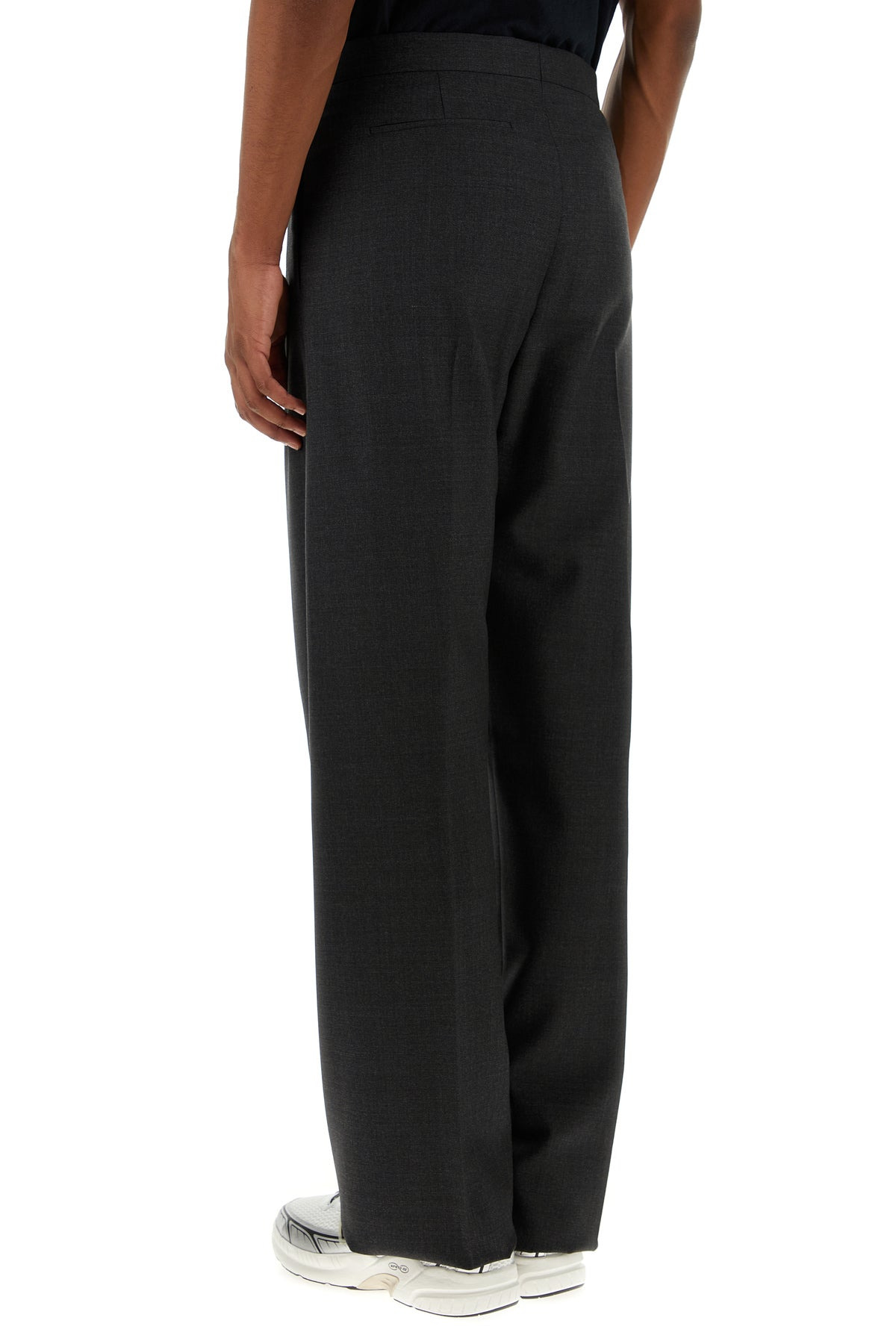 Dark grey wool pant - 4
