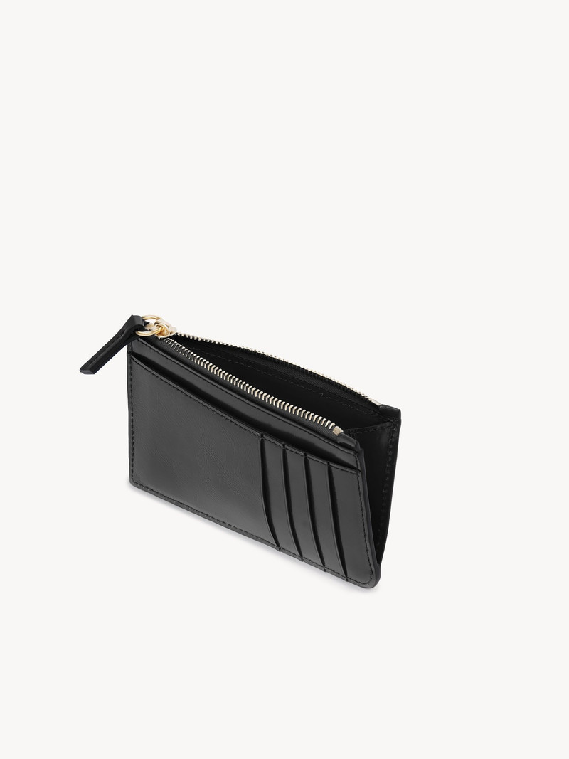 Chloé SMALL CHLOÉ ICONIC PURSE WITH CARD SLOTS IN SHINY LEATHER outlook