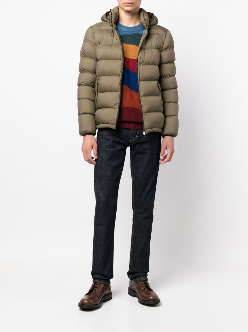 Quilted Zip Up Padded Jacket