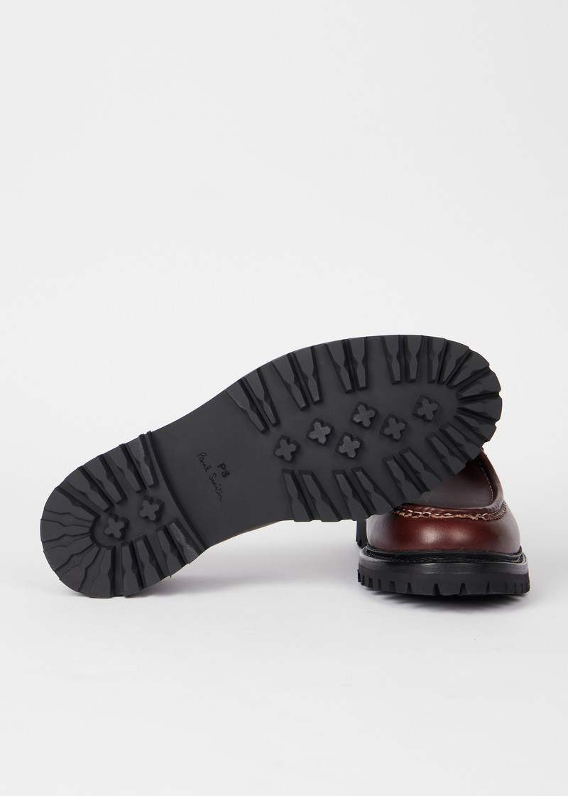 Paul Smith Dark Brown Leather 'Rango' Shoes outlook