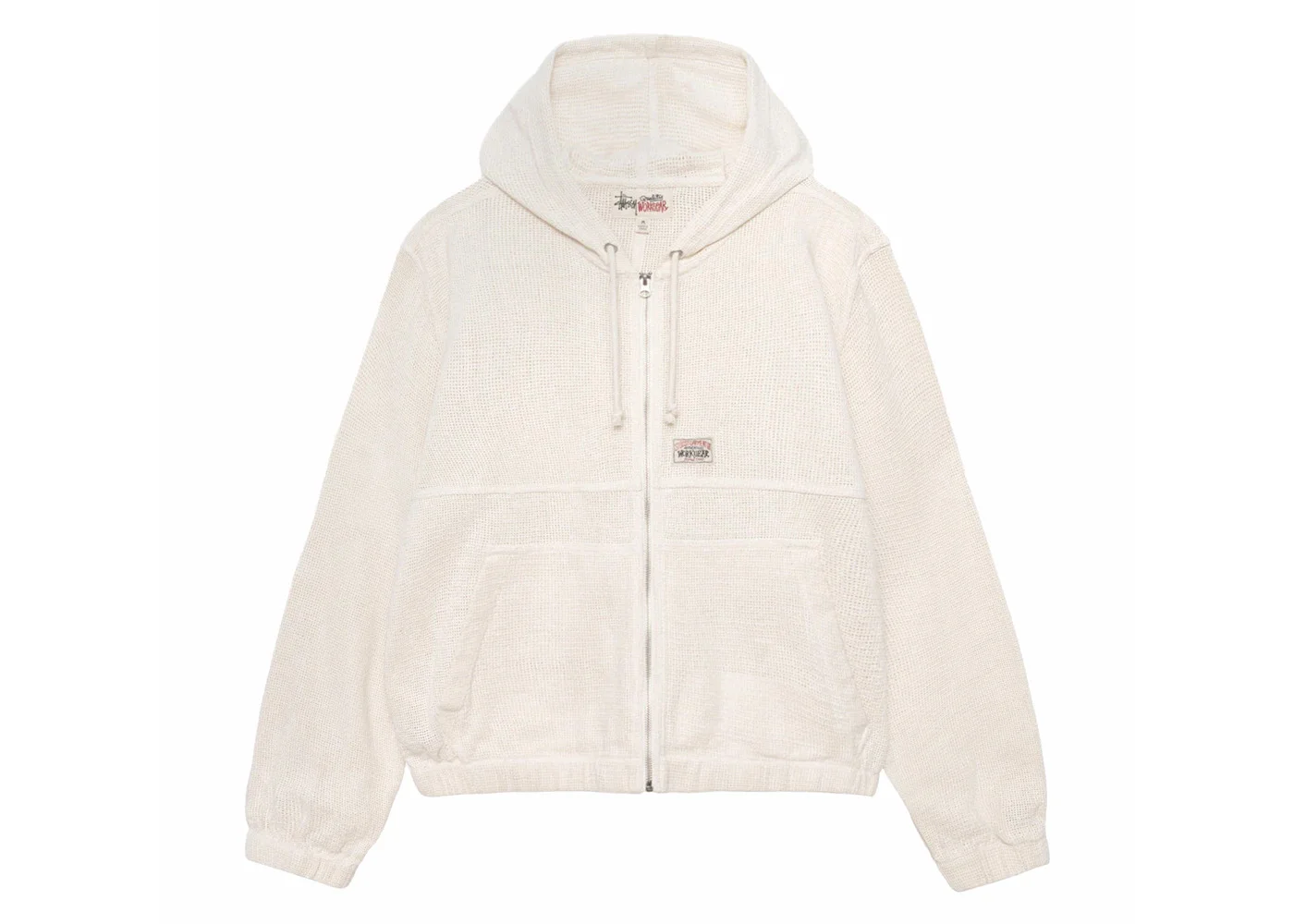 Stussy Cotton Mesh Work Jacket Bone - 1