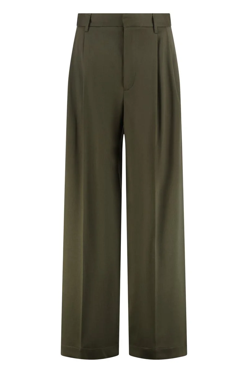 Darkpark Chicago High-Waist Wide-Leg Trousers - 1