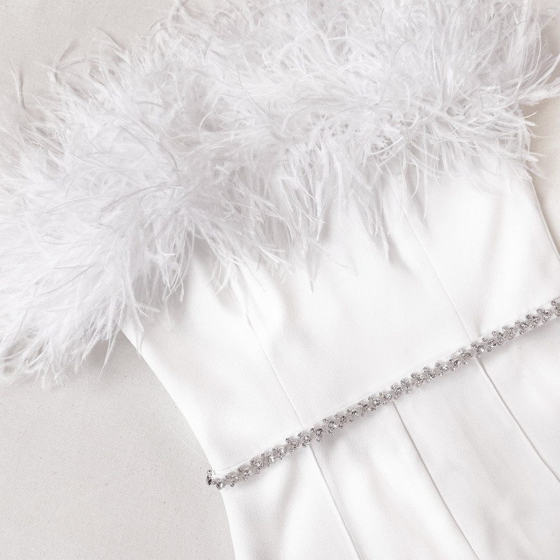 White Feather Jumpsuit 5