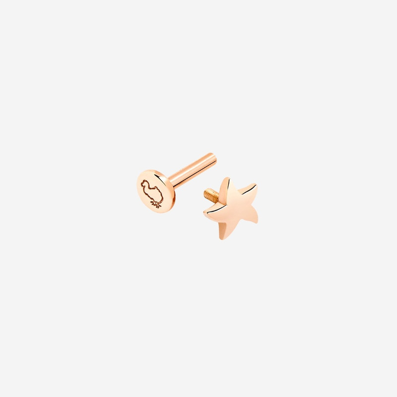 Rose Gold Star Piercing 3