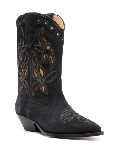 Isabel Marant Duerto suede cowboy boots outlook