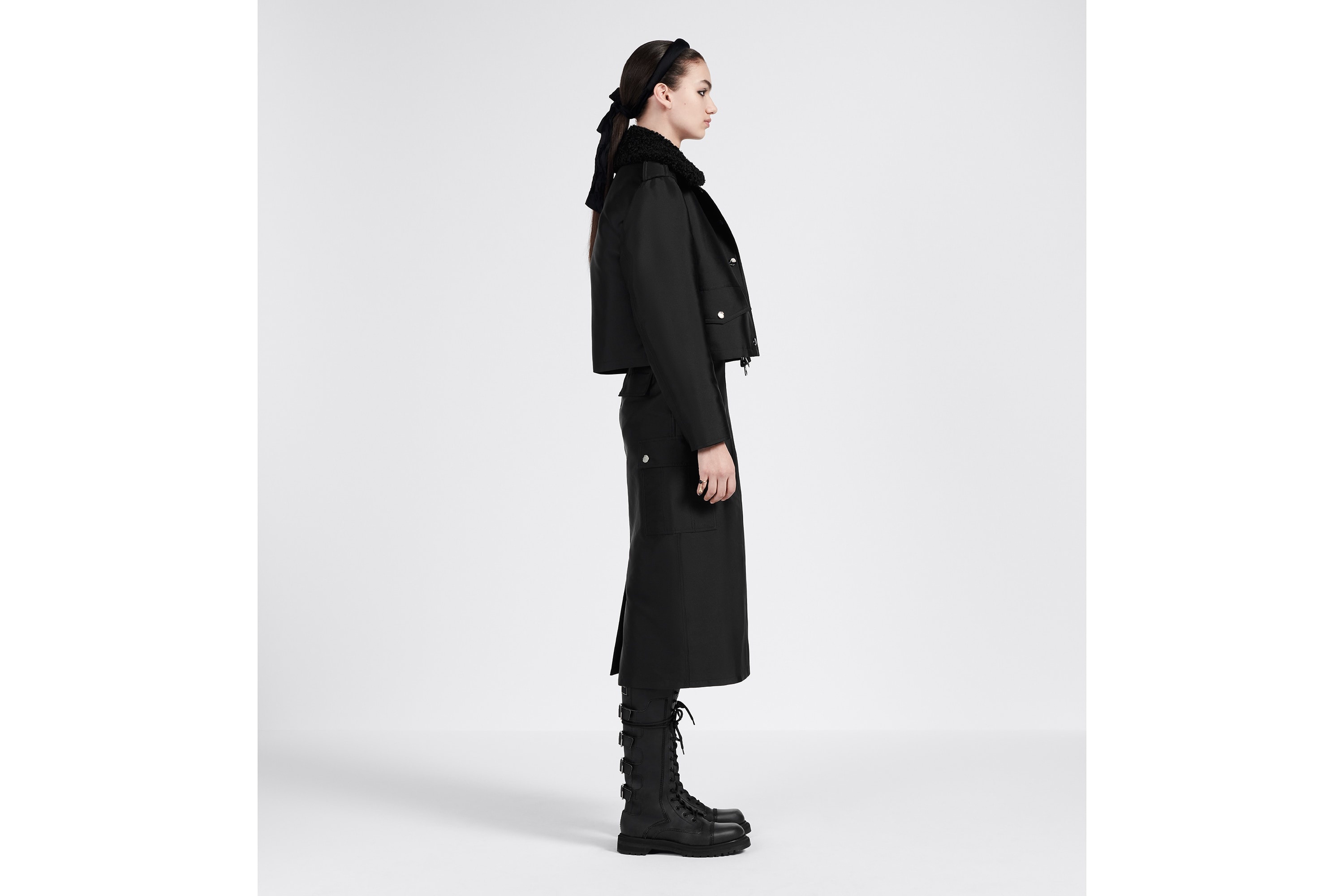 Mid-Length Straight-Cut Skirt - 5