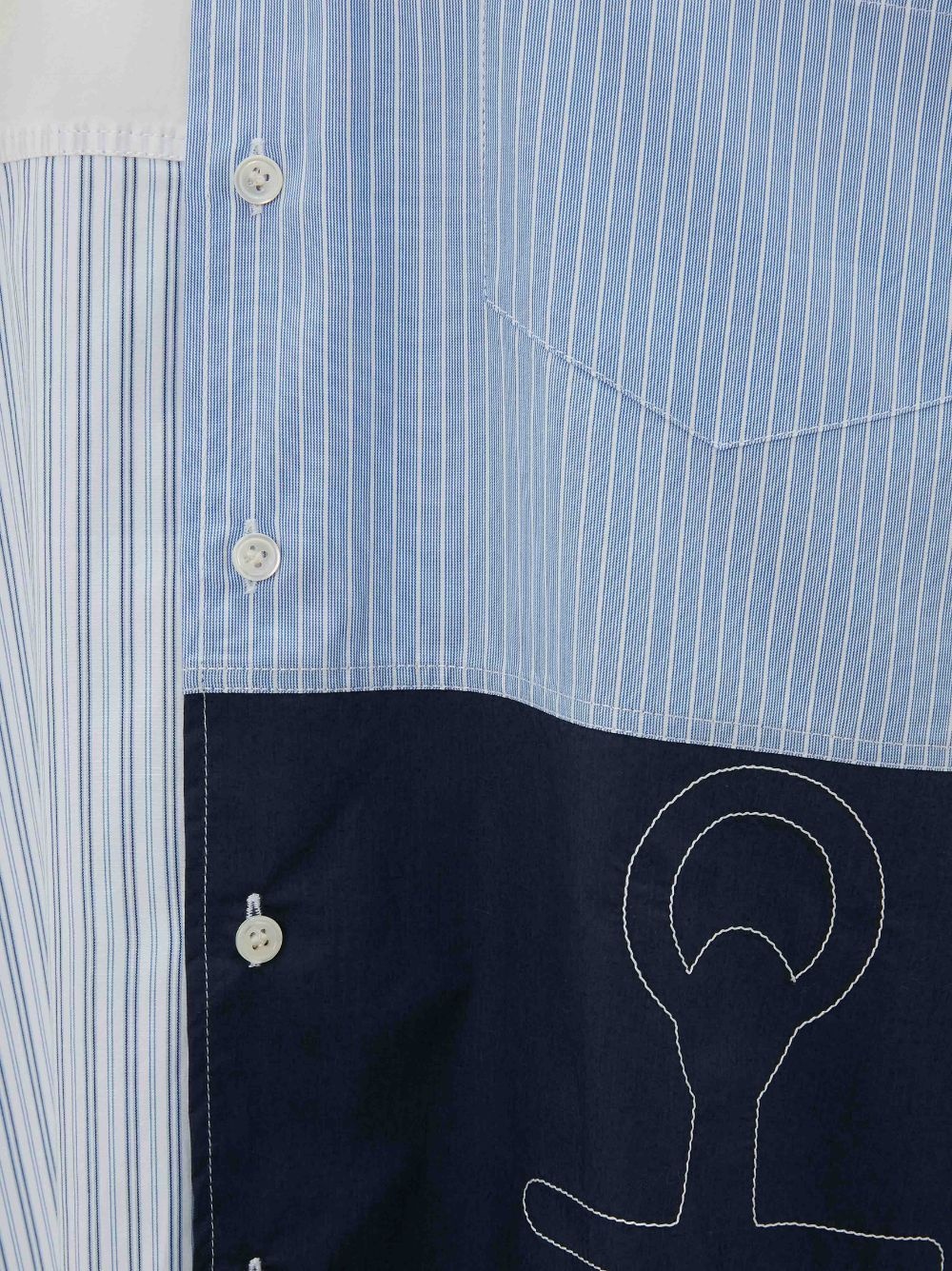 RELAXED PATCHWORK SHIRT - 5
