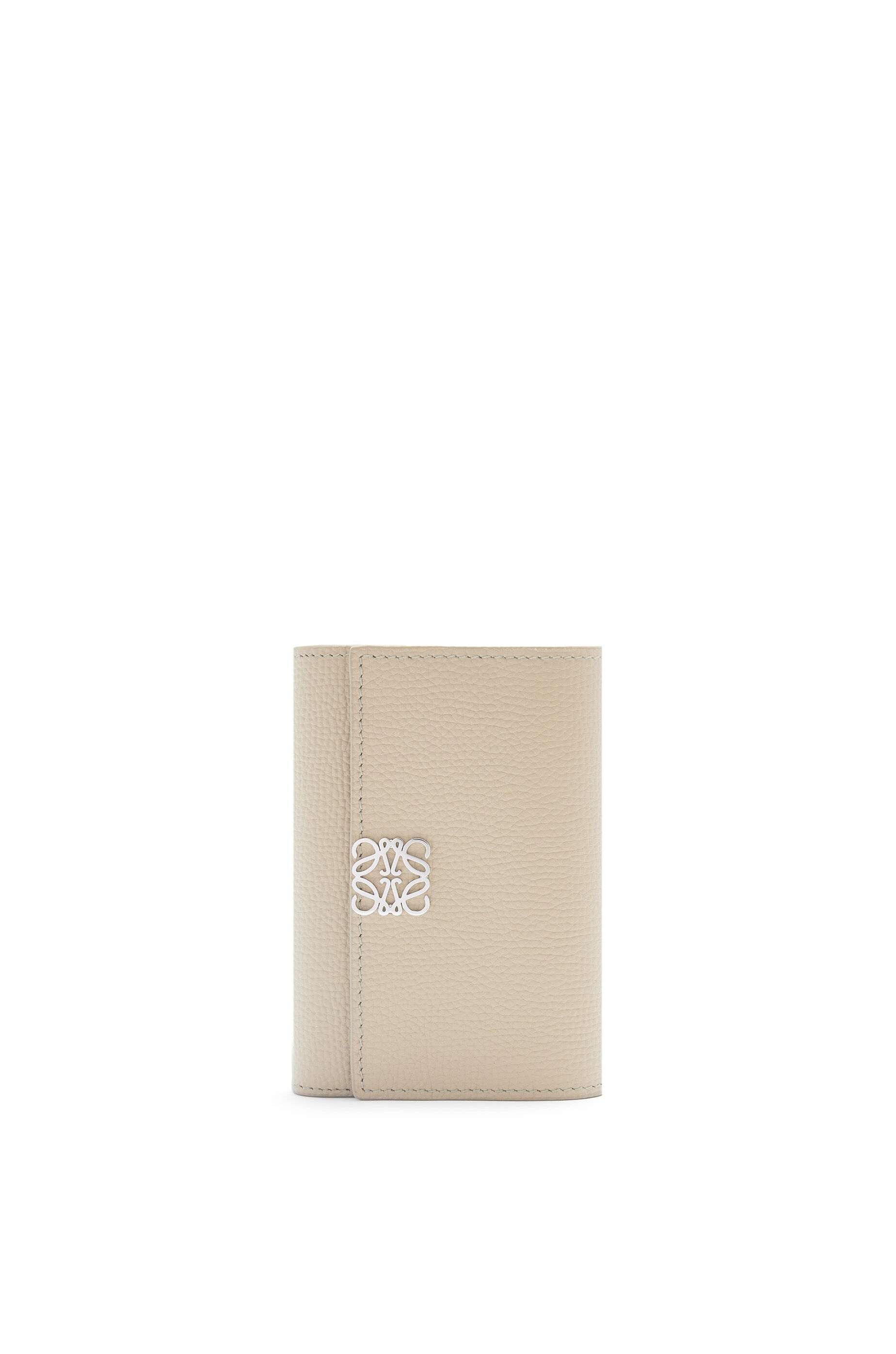 Anagram small vertical wallet in pebble grain calfskin - 1