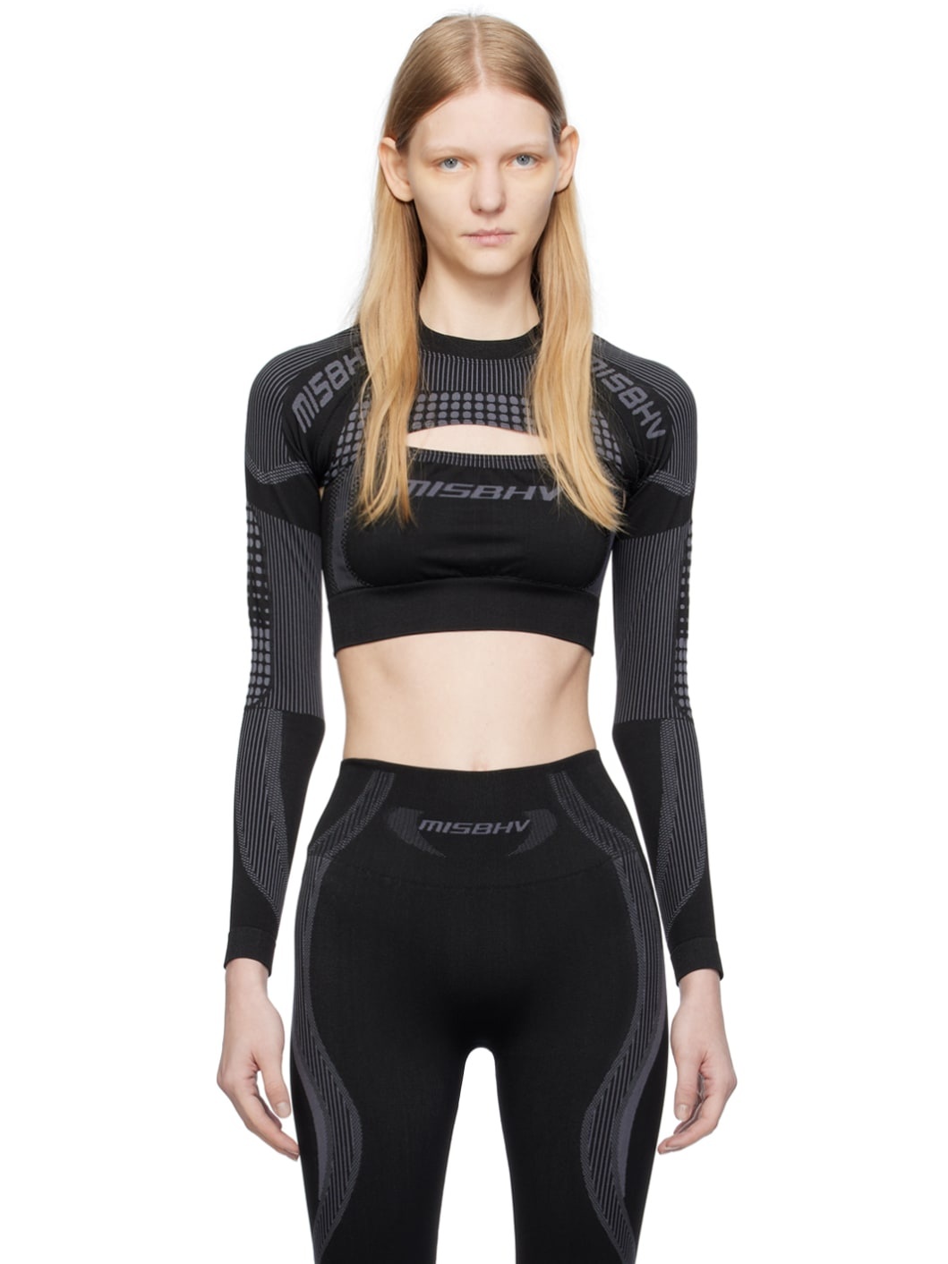 Black Shrug Sport Top - 1
