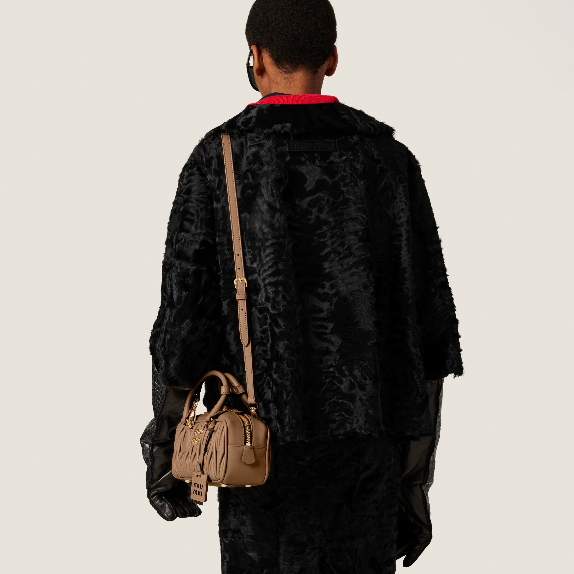 Miu Miu Arcadie matelassé nappa leather bag | REVERSIBLE