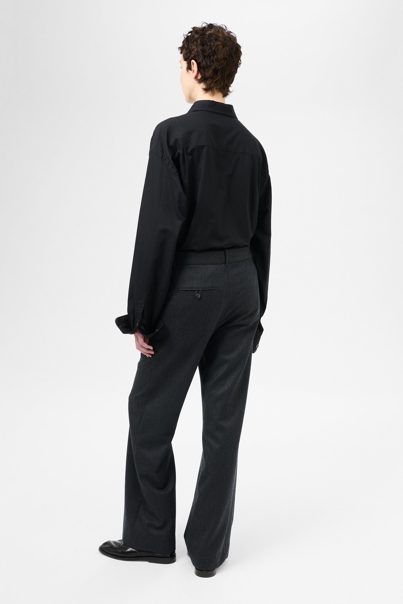 Unveil Trouser Premium Charcoal Office Wool - 5