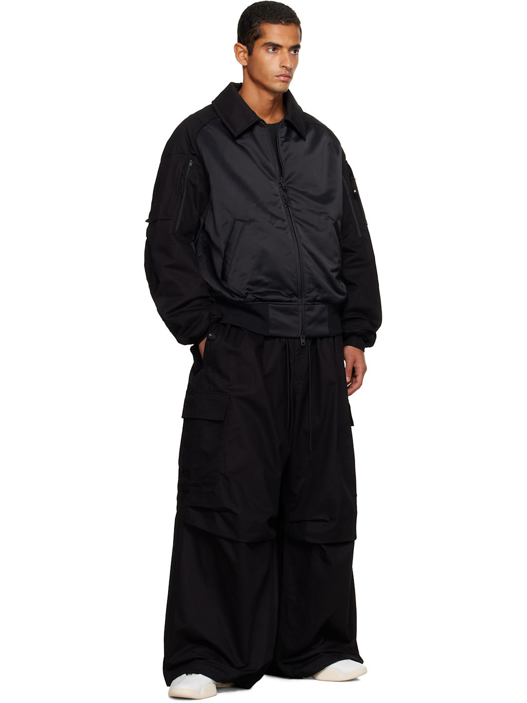 Black UT Twill Cargo Pants - 4