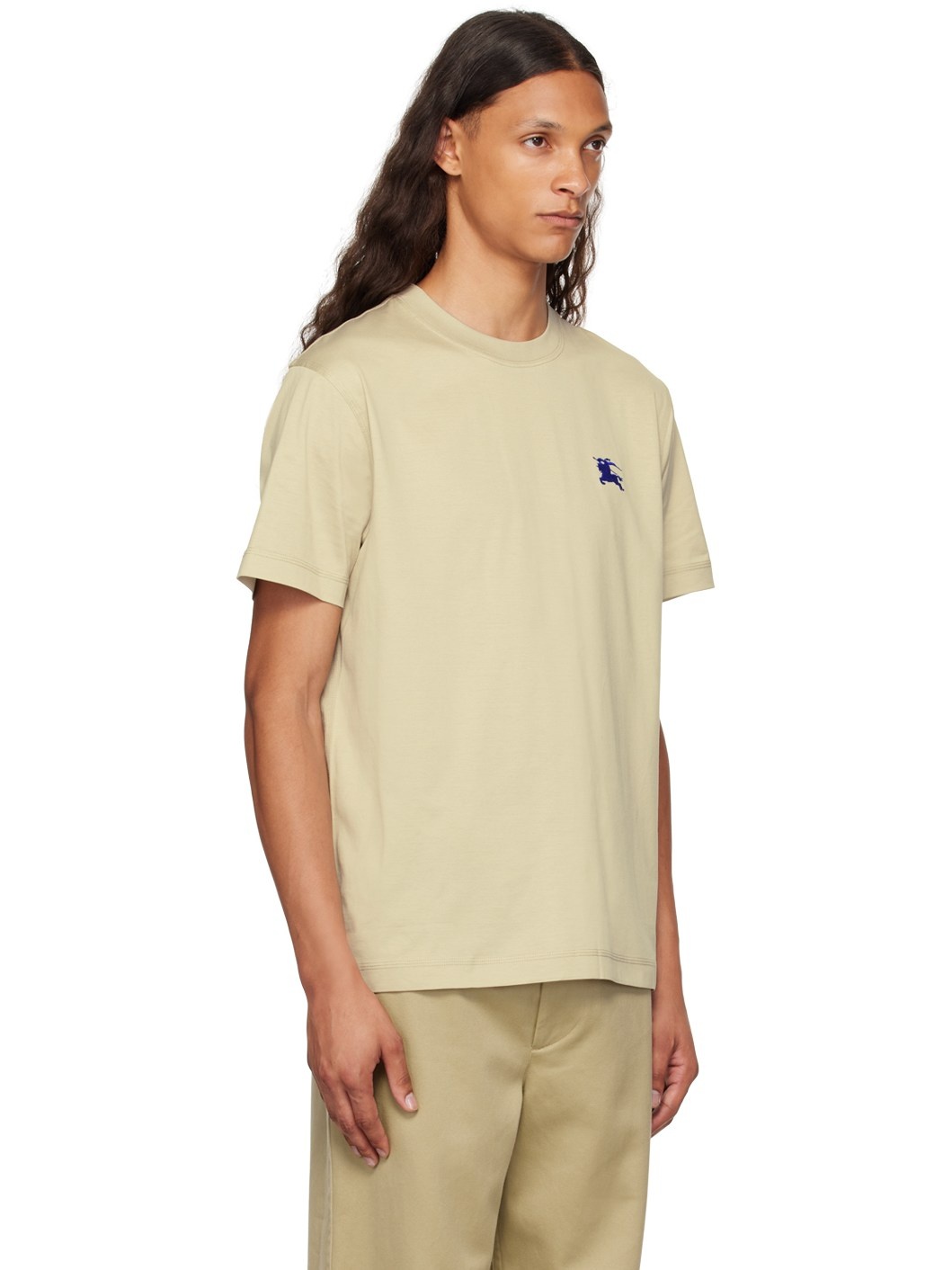 Beige Organic Cotton T-Shirt - 2