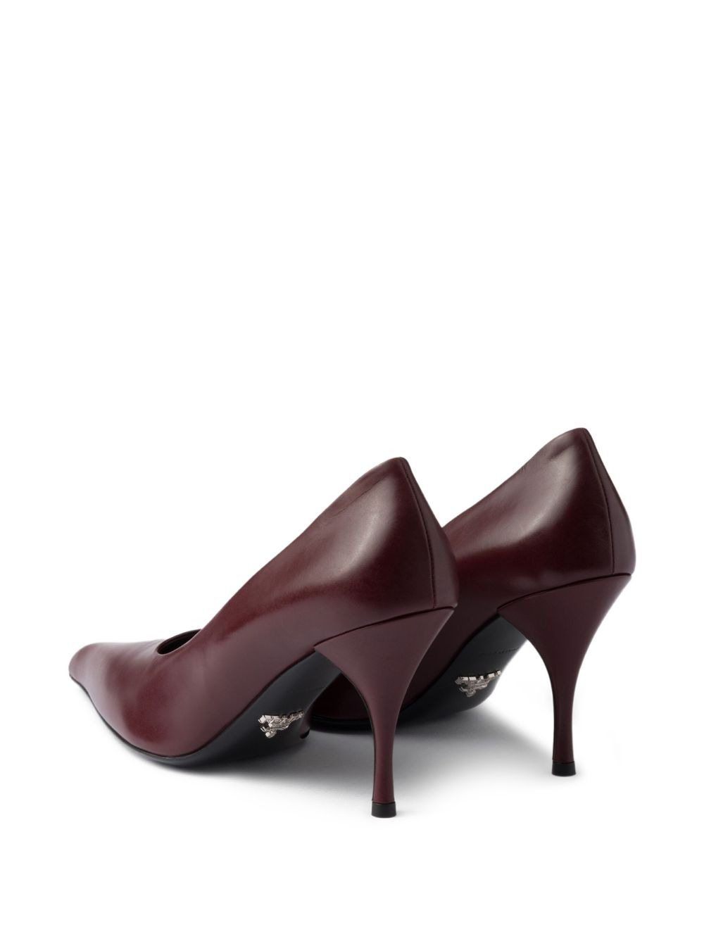 85mm leather pumps - 3