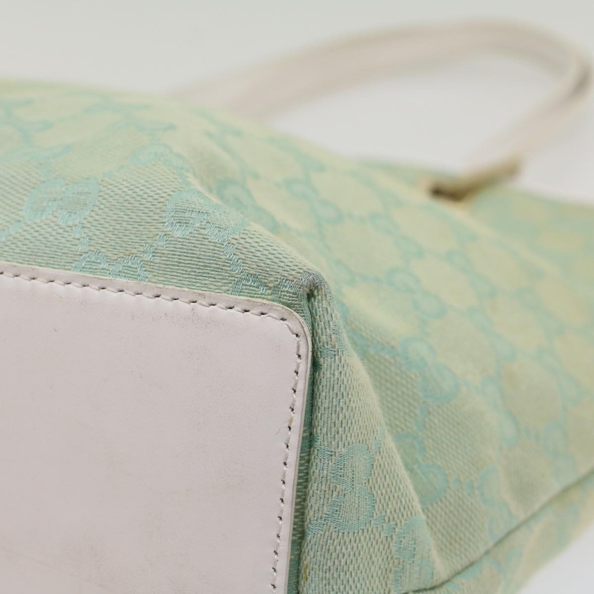 GUCCI GG Canvas Tote Bag Light Blue 002 002 - 9