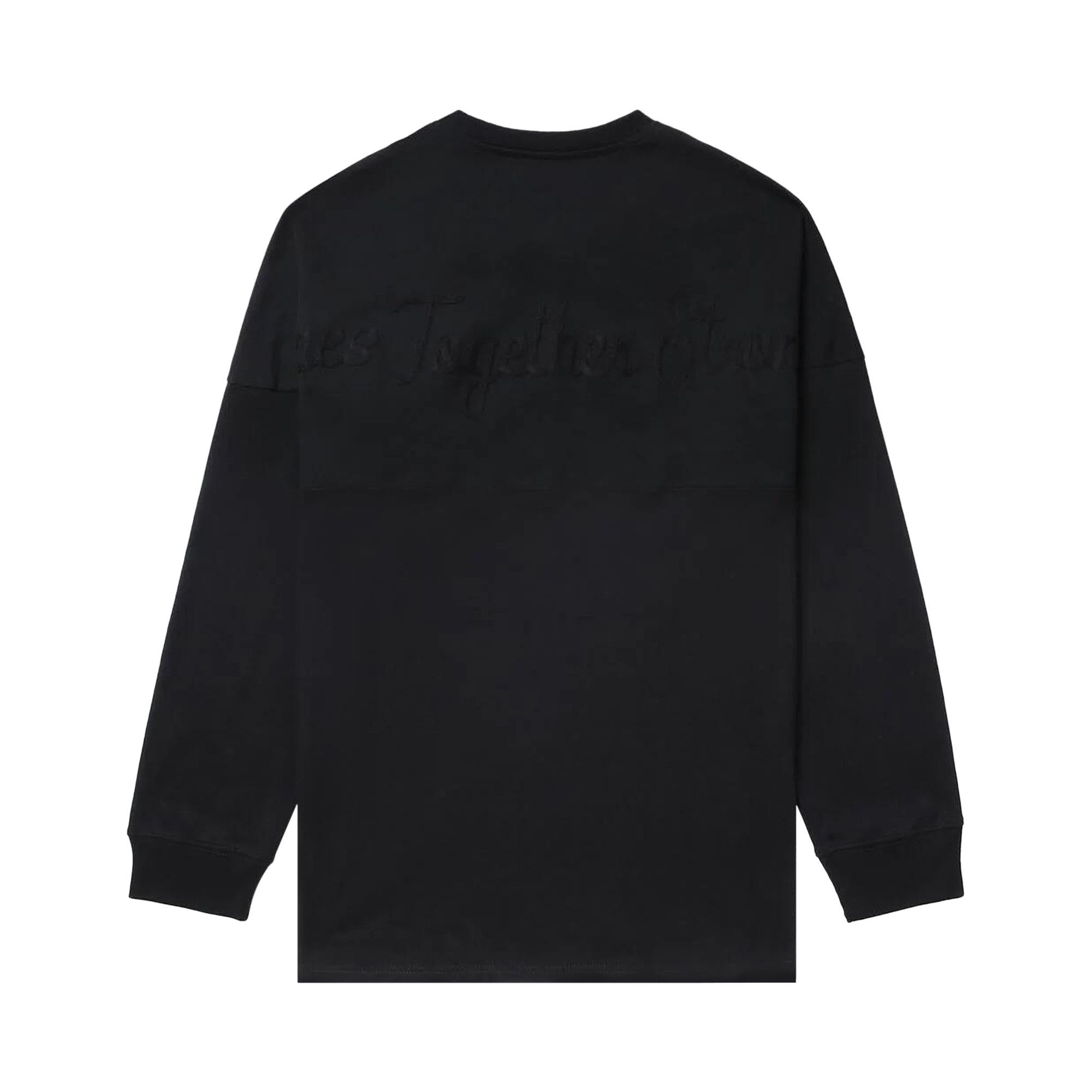 BAPE Tonal Bape Logo Long-Sleeve Tee 'Charcoal' - 2