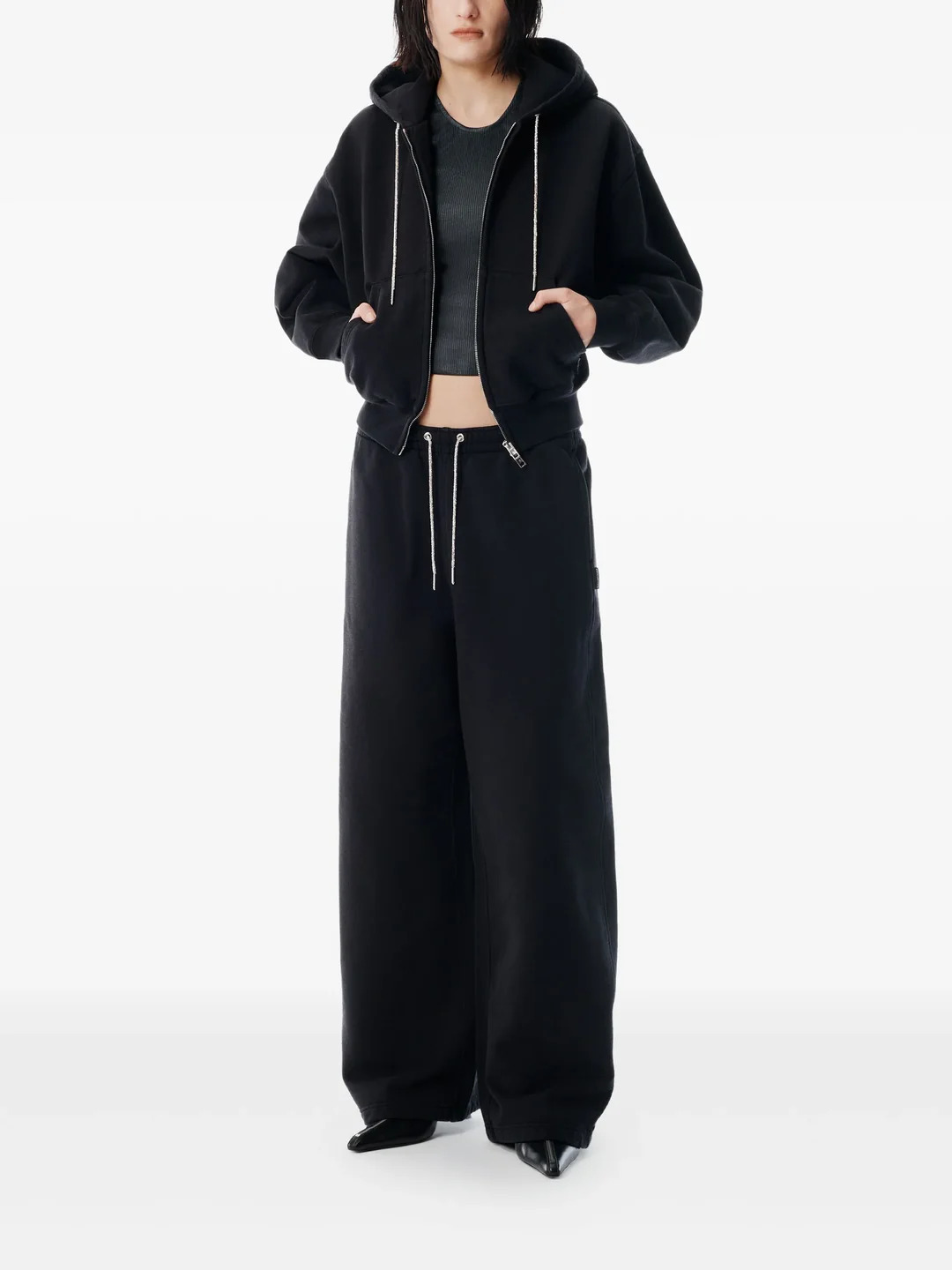 Sweatpants With Rhinestone - 2