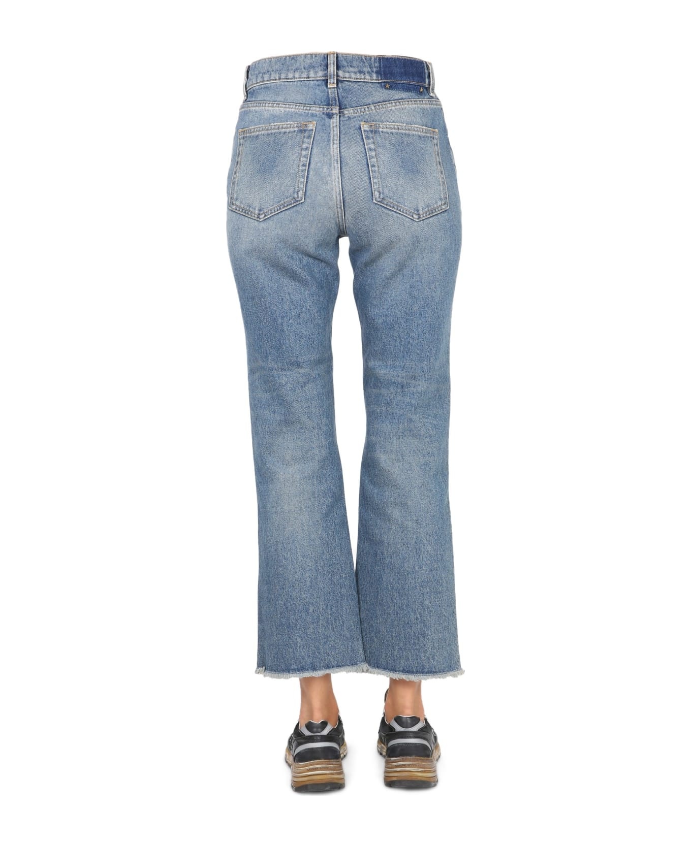 Cropped Flare Jeans - 4