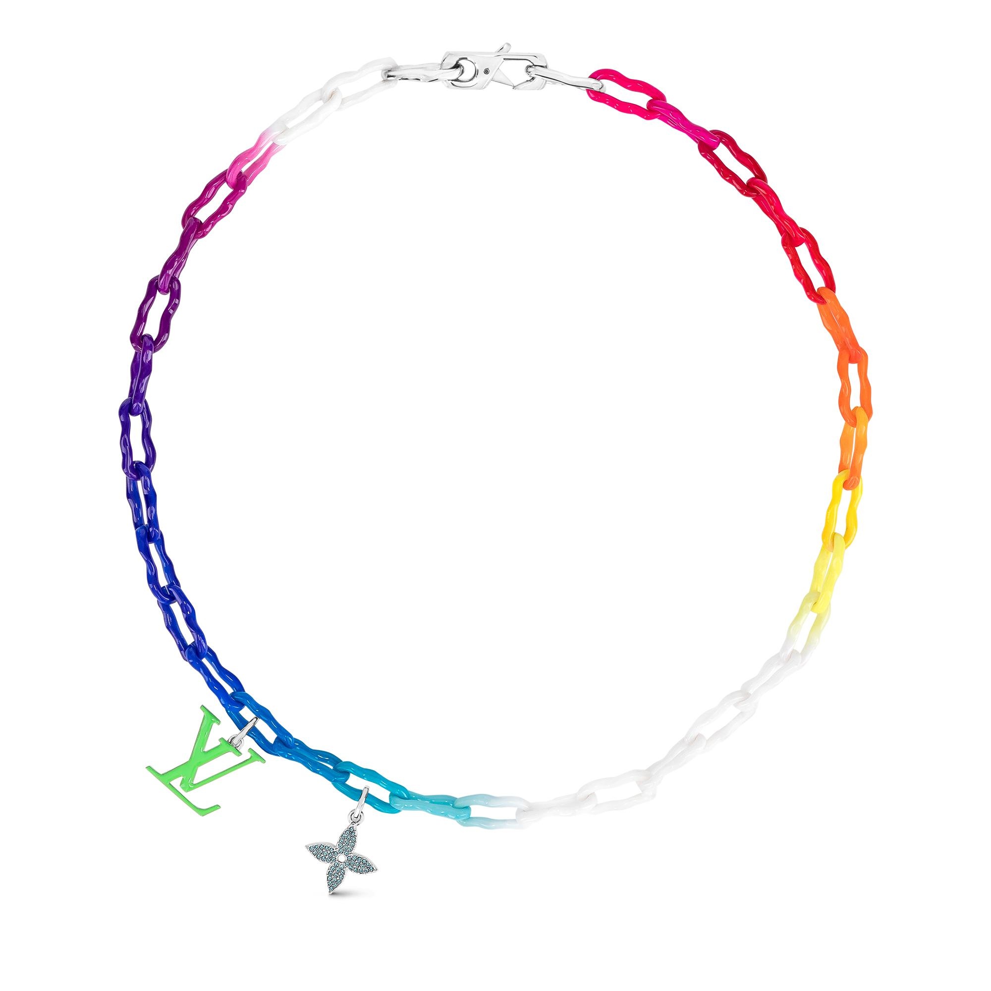 Rainbow Charms Necklace - 1