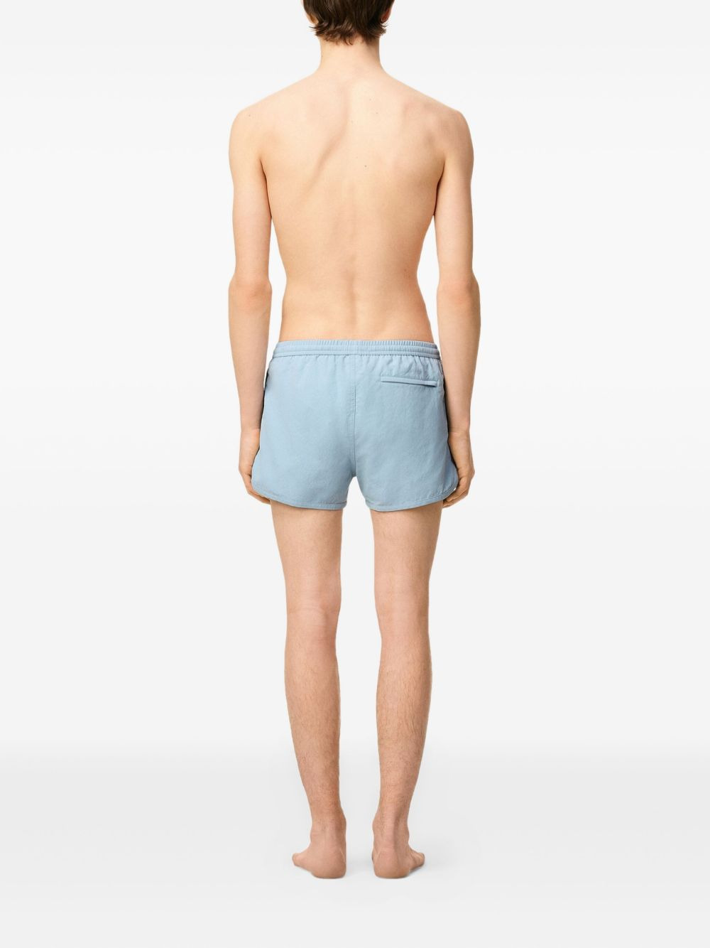 logo-patch swim shorts - 4