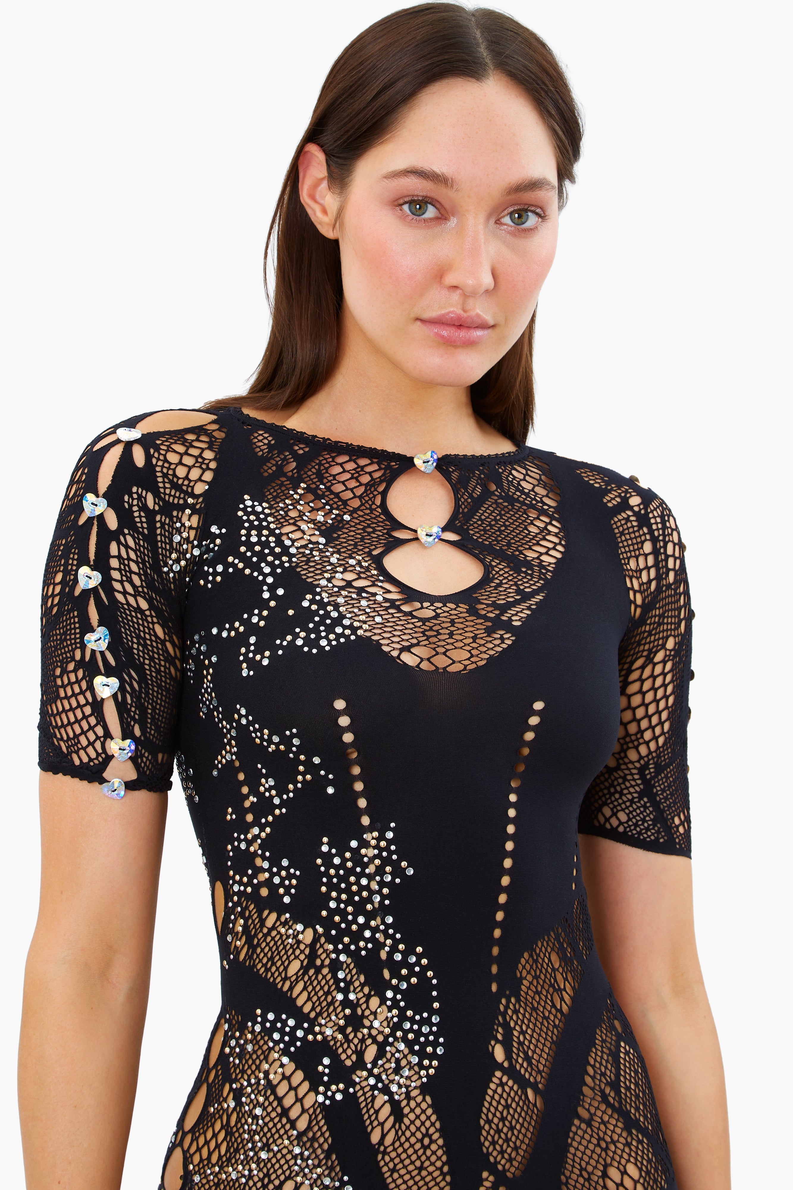 STELLA DRESS JET BLACK - 3