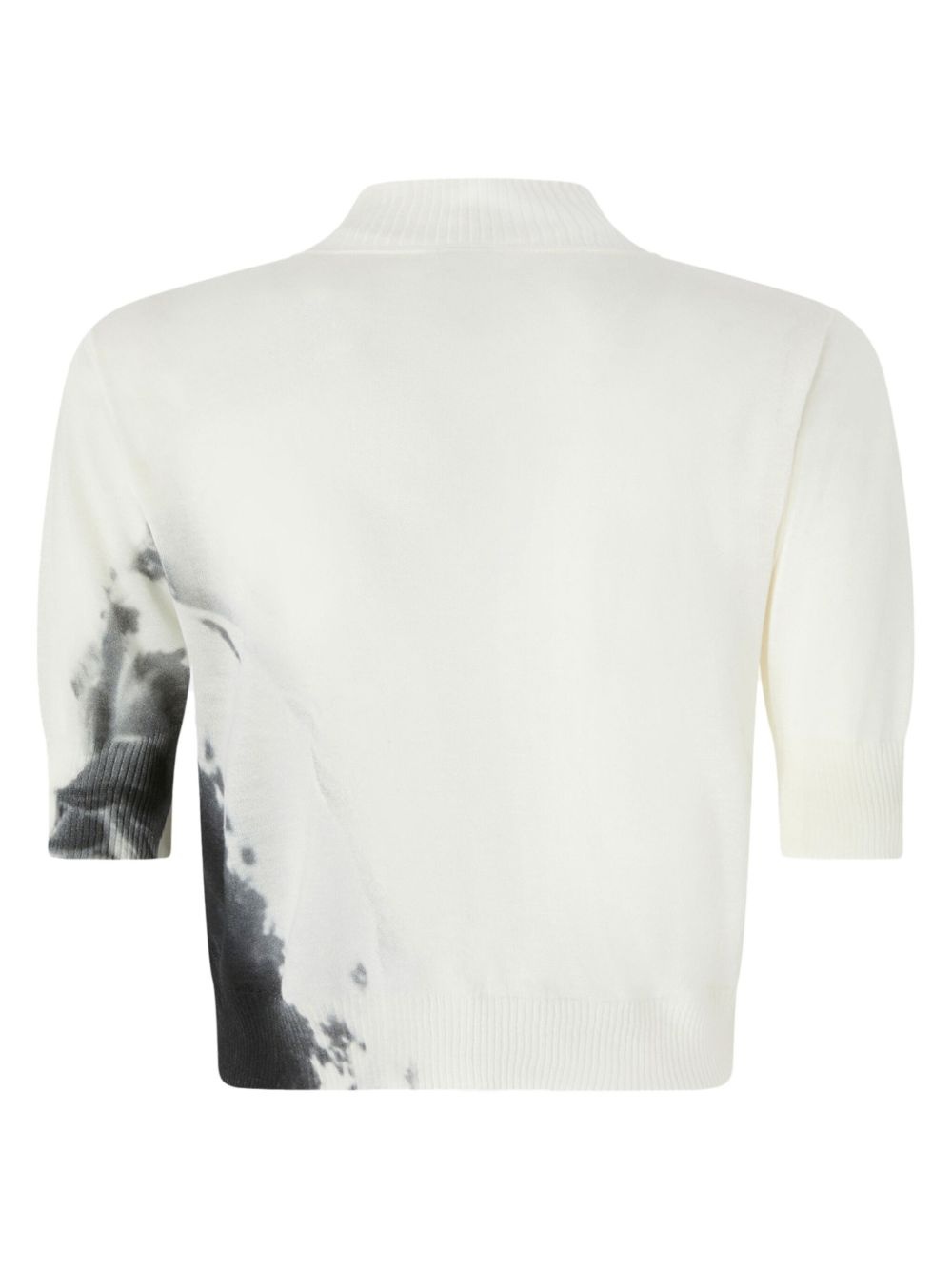 horse-print knit top - 2
